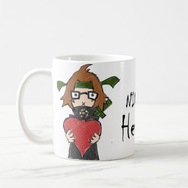 Caneca De Café Ninja Jutsu No.5 (Esquerda)