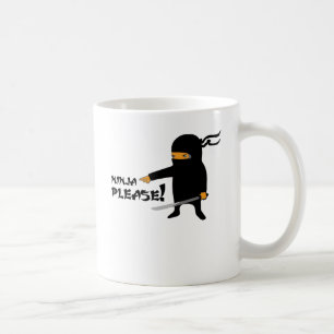 Caneca De Café Ninja por favor!