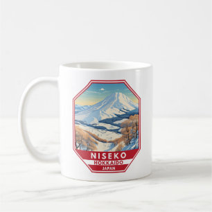 Caneca De Café Niseko Hokkaido Japão Viagem Art Vintage