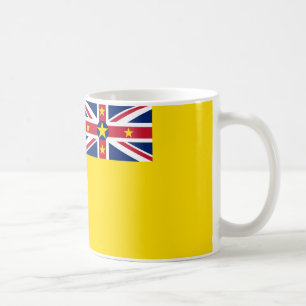 Caneca De Café Niue Flag Cerâmica Coffee Mug
