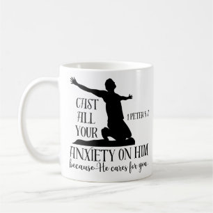 Caneca De Café NIV 1 Peter 5:7... - ... - .......................