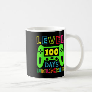 Caneca De Café Nível 100 Dias De Jogo De Jogador Desbloqueado Da