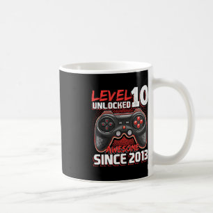 Caneca De Café Nível 10 Desbloqueado Incrível 2013 Vídeo Game 10.