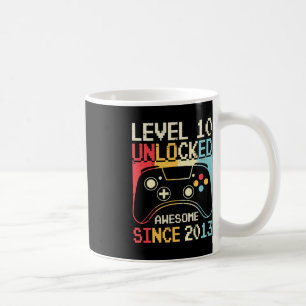 Caneca De Café Nível 10 Desbloqueado Vídeo Jogo 10º Aniversário G
