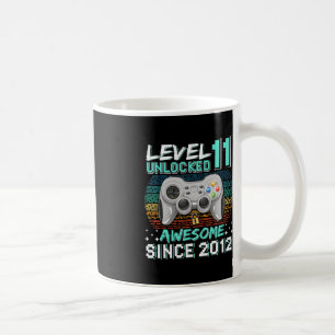 Caneca De Café Nível 11 Desbloqueado Incrível 2012 Vídeo Game 11