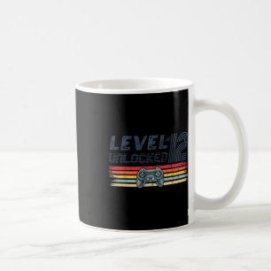 Caneca De Café Nível 12 Desbloqueado Jogo de Vídeo 12º Aniversári