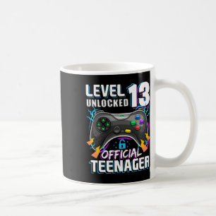 Caneca De Café Nível 13 Desbloqueado Jogo de Vídeo Oficial para A