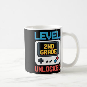 Caneca De Café Nível 2ª Série Desbloqueado Ck Para Escola Gamer M
