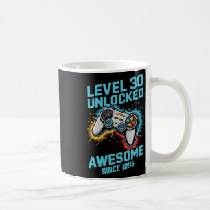 Caneca De Café Nível 30 Desbloqueado Aniversário de 30 anos do Ga