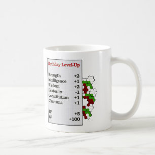 Caneca De Café Nível-Acima do aniversário