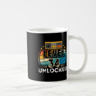 Caneca De Café Nível &#; Aniversário Desbloqueado &#; o Jogo de V
