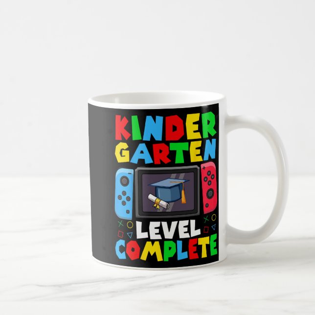 Caneca De Café Nível Concluído No Último Dia De Formandos Escolar (Direita)