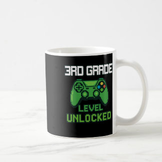 Caneca De Café Nível da 3ª Série Desbloqueado Gamer Ck Para a Esc