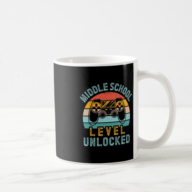 Caneca De Café Nível de Ensino Fundamental Desbloqueado Jogo de V (Direita)