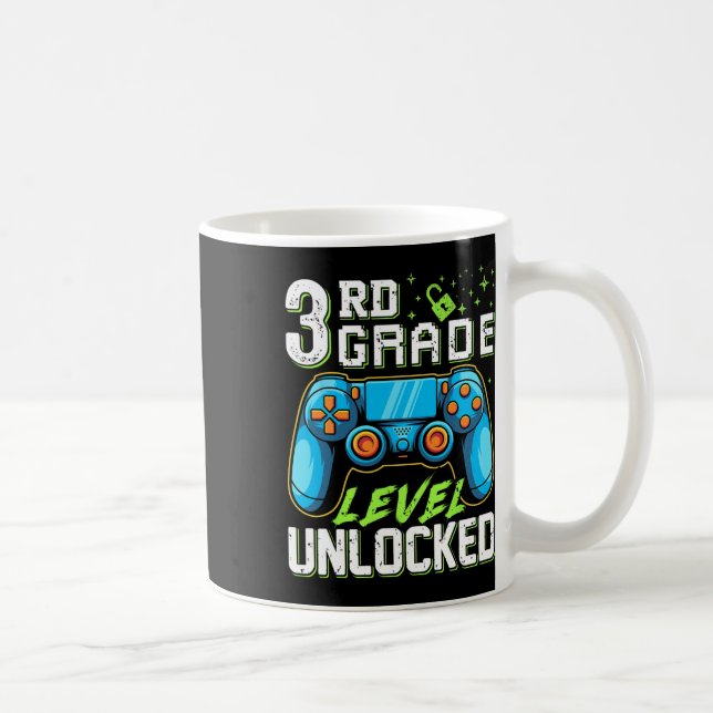 Caneca De Café Nível De Terceiro Nível Desbloqueado De Volta Para (Direita)