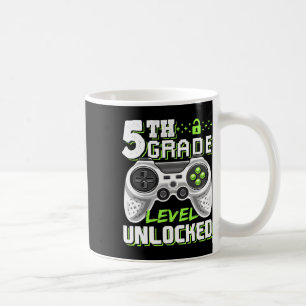 Caneca De Café Nível do 5º Ano Desbloqueado Jogo de Vídeo de Volt