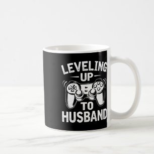 Caneca De Café Nivelamento Até Husbynd Mens Groom Bychelor Party 