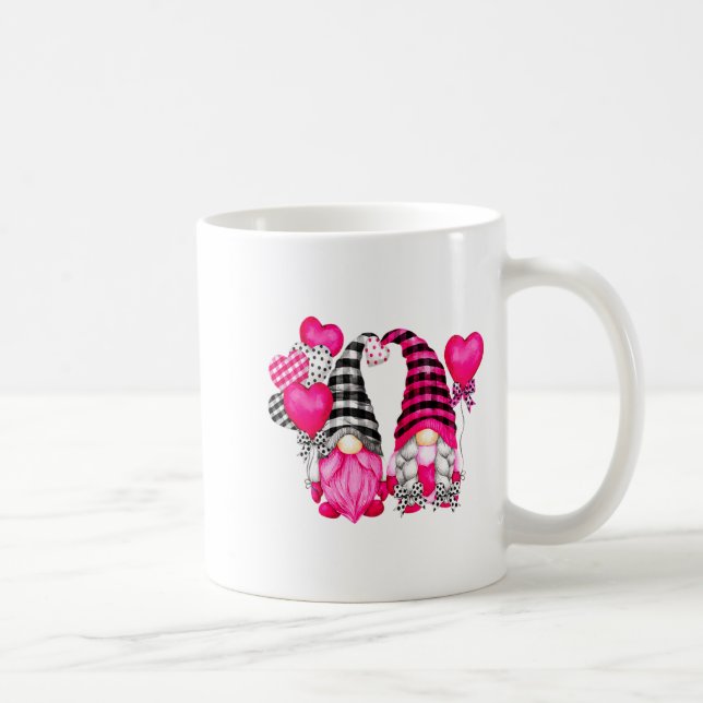 Caneca De Café Nk Buffalo Plaid And Heart Balloons Valentines D  (Direita)