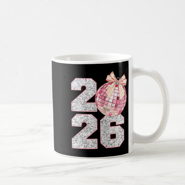Caneca De Café Nk Coquette 2026 New Year Shirt _ Aesthetic Holida (Direita)