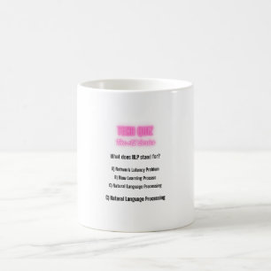 Caneca De Café NLP do Quiz Mug AI