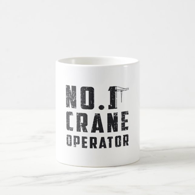 Caneca De Café No. 1 Crane Operator Workers Construction Site (Centro)