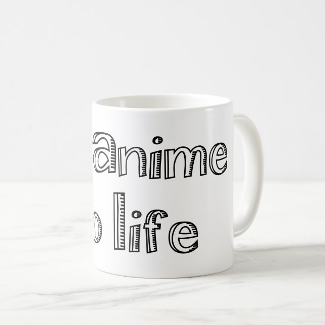 caneca de café no anime no life (Frente Esquerda)