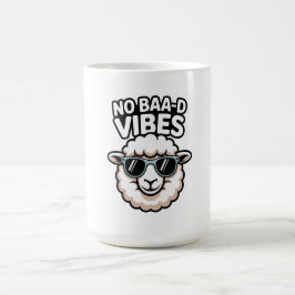 Caneca De Café No Baa-d Vibes Sheep