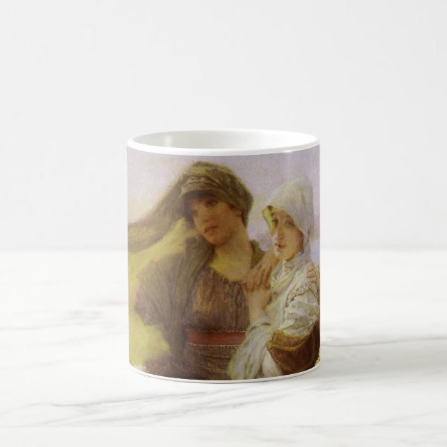 Caneca De Café No Berço de Afrodite, por Sir Lawrence Alma Tadema (Centro)