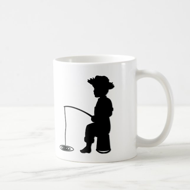 Caneca De Café No Buraco de Pesca (Direita)