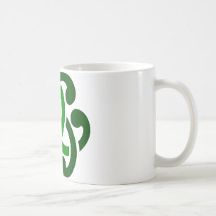 Caneca De Café Nó Celta Verde Escuro