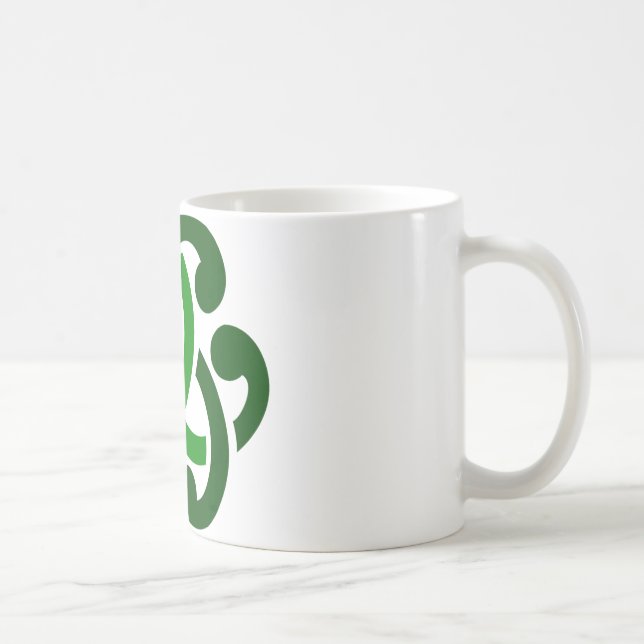 Caneca De Café Nó Celta Verde Escuro (Direita)
