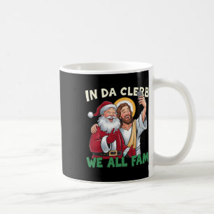 Caneca De Café No Clerb Nós Todos Família Natal-santa-jesus Engra