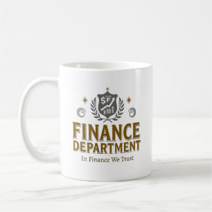Caneca De Café No Finance We Trust - Nome Personalizado