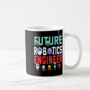 Caneca De Café No futuro da engenharia robótica Camiseta Engenhei