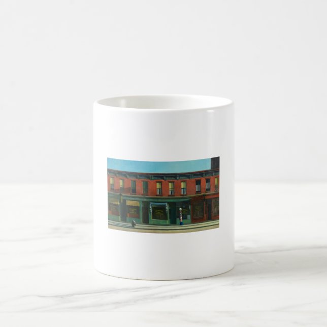 Caneca De Café No Início Da Manhã De Domingo - Edward Hopper (Centro)