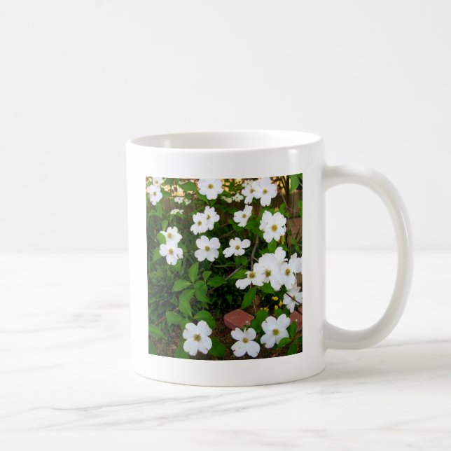 Caneca De Café No Jardim ~ Blossomas Dogwood (Direita)