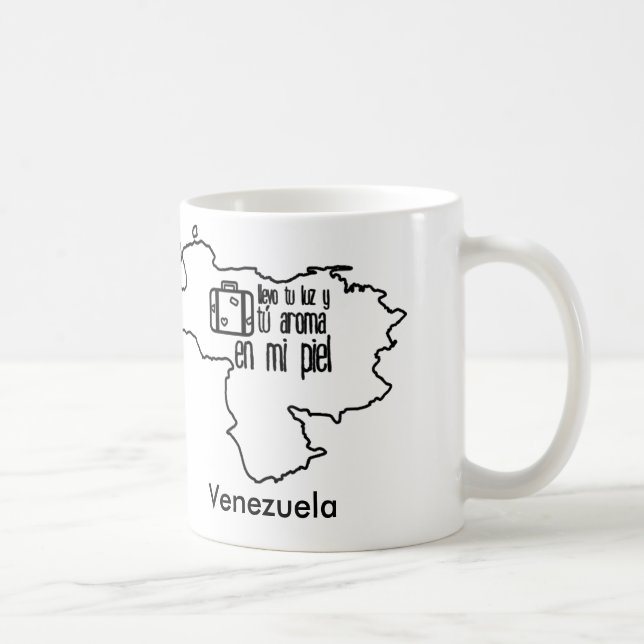 Caneca De Café No me olvides Venezuela (Direita)