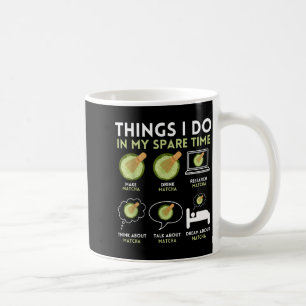 Caneca De Café No Tempo Livre da Coisas Chá Matcha
