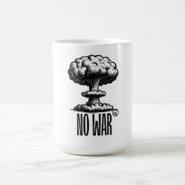 Caneca De Café NO TO WAR Coffee Mug
