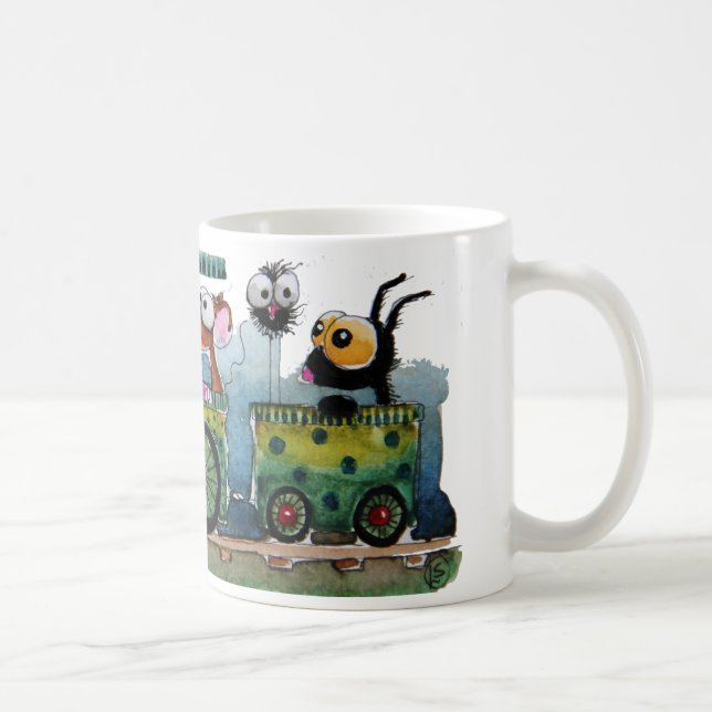 Caneca De Café No trem (Direita)