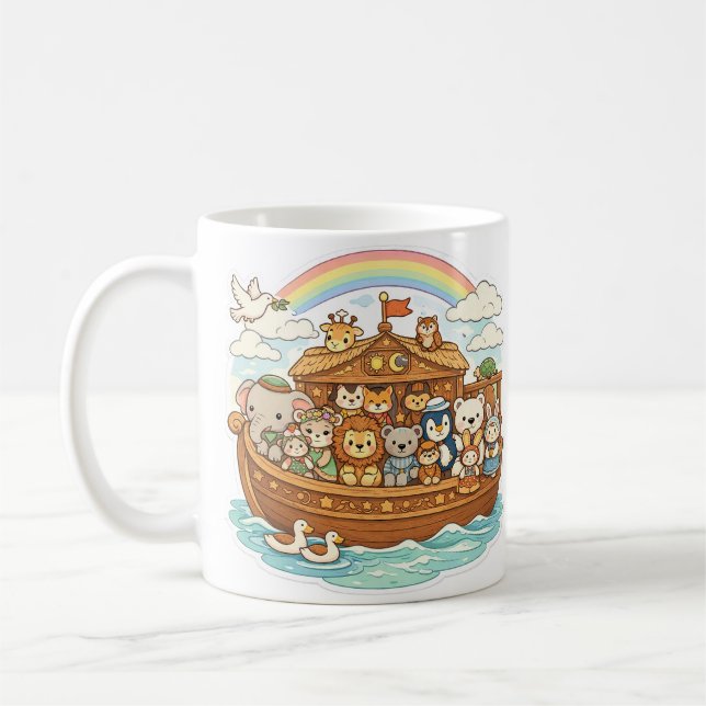 Caneca De Café Noah's Ark Personalized Mug (Esquerda)