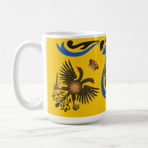 Caneca De Café Nobile Contrada dell'Aquila Palio di Siena (Águia)