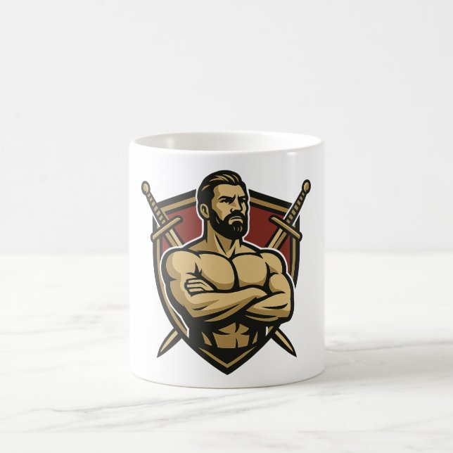 Caneca De Café Noble Lion Shield Mug (Centro)