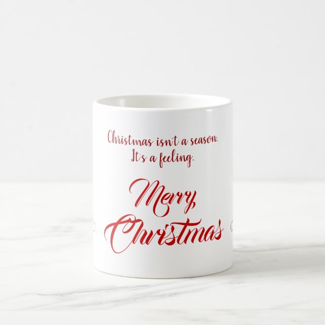 Caneca De Café Nobre Feliz Natal para você! (Centro)