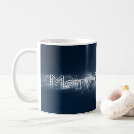 Caneca De Café Nobre Flocos de Neve Feliz de Natal