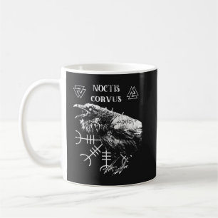 Caneca De Café Noctis Corvus - Design de roupa interior oculta