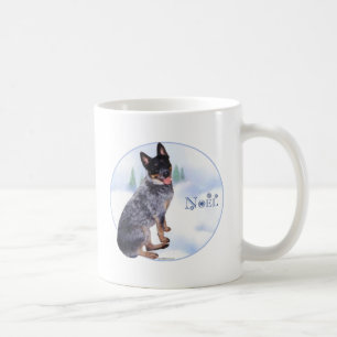 Caneca De Café Noel de Bovinos Australiano