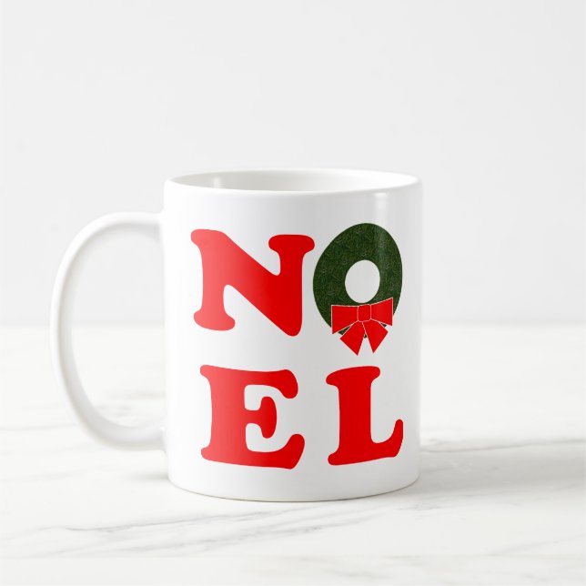 Caneca De Café NOEL Wreath Mug (Esquerda)