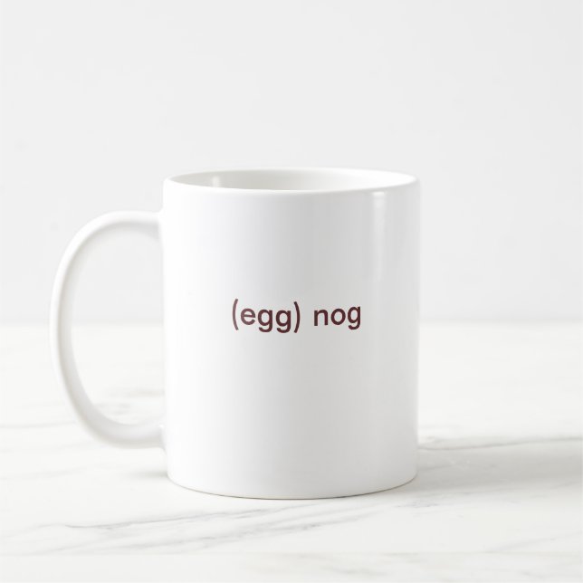 Caneca De Café nog (do ovo) (Esquerda)