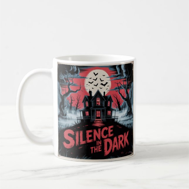 Caneca De Café Noite Assombrada Silenciosa (Esquerda)